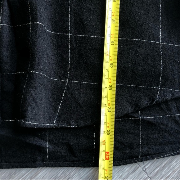 ZARA BLACK SHIRTDRESS WITH GOLD DETAILS - Picture 4 of 4